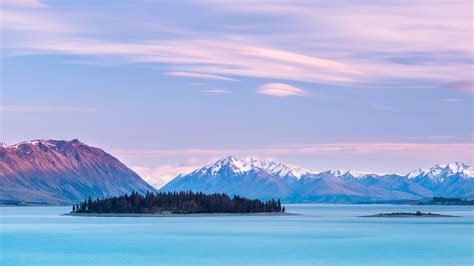 Cloudy Mountains in Lake Tekapo New Zealand Wallpaper, HD City 4K Wallpapers, Images and ...