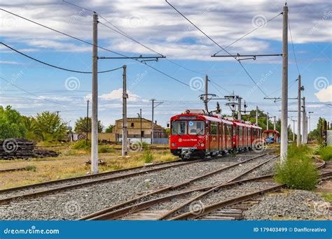 Train Arriving To Stop, Mendoza, Argentina Editorial Stock Image ...