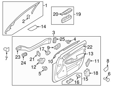 93575-3M511-PB2 - Window Switch - 2011 Hyundai Genesis | World OEM ...