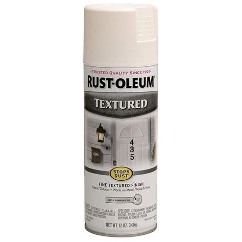 Rust-Oleum 7225830 Textured Spray Paint, 12 oz, White - Walmart.com ...