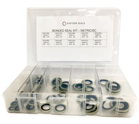 Metric Bonded Seals Kit - Self-Centering | Buy online | Eastern Seals Ltd