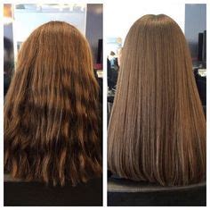 Salon Sanity Stylist Brandi Houin smooths hair with a Keratin Complex Treatment. #salonsanity # ...