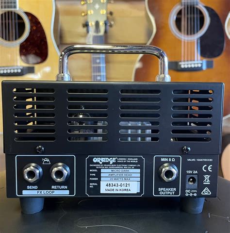 Orange Micro Dark 20-Watt Hybrid Guitar Amp Head (NEW) – Allen Music Shop