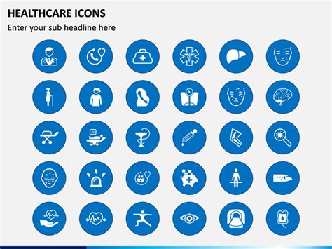 Healthcare Icons for PowerPoint and Google Slides - PPT Slides