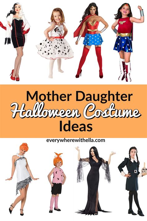 Mother Daughter Halloween Costume Ideas | Everywhere with Ella | Halloween 20… | Daughter ...