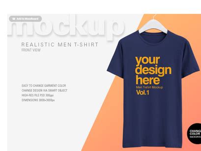 [Free] T-Shirt on a White Hanger Mockup by Malli Graphics ~ EpicPxls