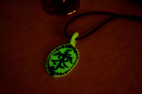 Tolkien Symbol Necklace (glowing) by AmbitiousArtisan on DeviantArt