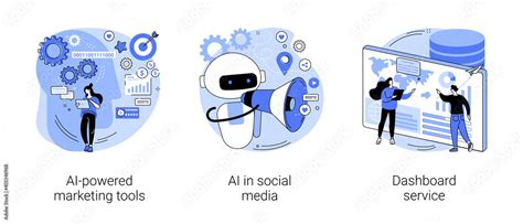 Artificial intelligence for business abstract concept vector ...