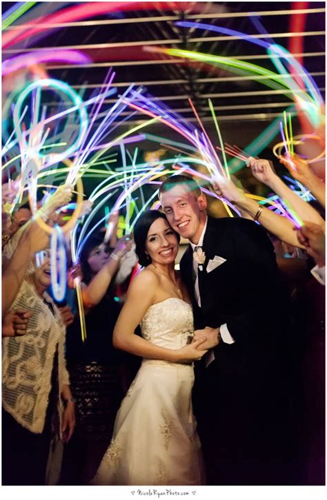 Glow Stick Exit Wedding: An Exciting And Fun Reception Send-Off Idea - jenniemarieweddings