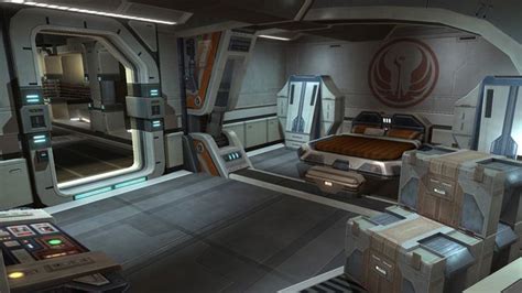 a sci - fi themed bedroom is shown in this screenshot from star wars ...