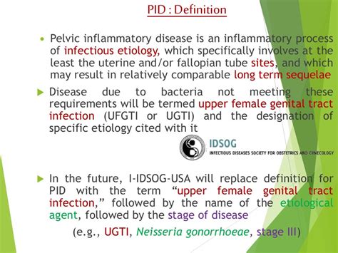 Pelvic inflammatory disease (pid)