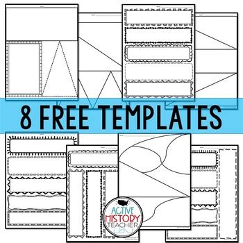 One Pager Templates for Any Class by Active History Teacher | TPT