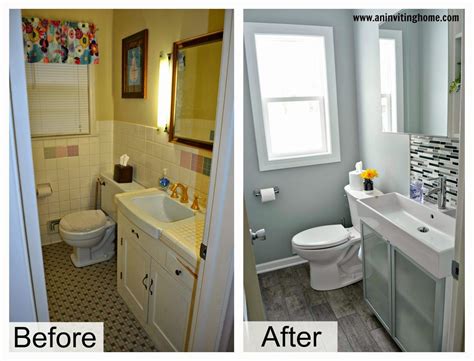 modern bathroom update before and after Bathroom Remodel Pictures, Simple Bathroom Remodel ...