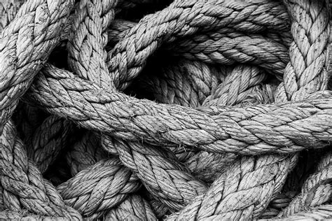 HD wallpaper: grayscale photo of rope, close-up photo of gray rope, texture | Wallpaper Flare
