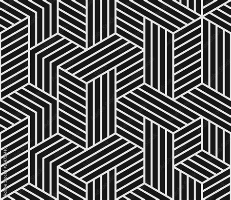 Geometric Patterns Black And White Vector