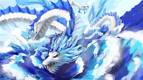 Anime, Dragon pictures, White dragon