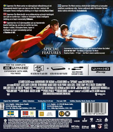 Superman 4K Ultra Hd Blu-Ray Film → Køb billigt her - Gucca.dk