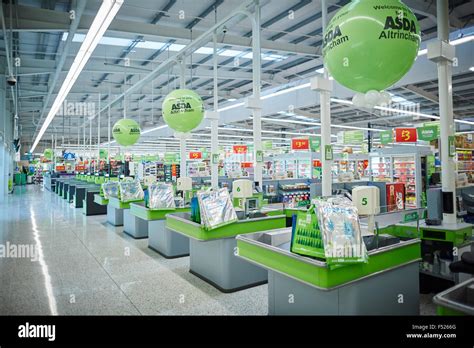 Asda Open their new store in Altrincham, Cheshire, UK on George Stock Photo, Royalty Free Image ...