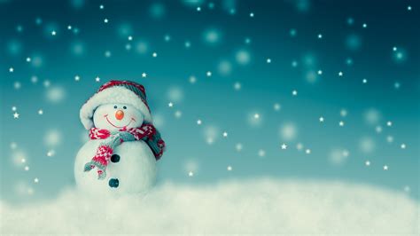 Christmas Cute Snowman Toy Wallpaper, HD Holidays 4K Wallpapers, Images ...