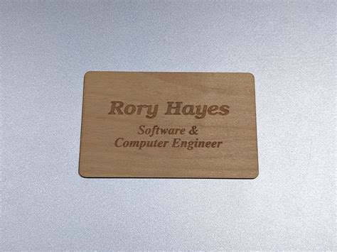 $2 DIY custom NFC Business Cards - RoryHay.es