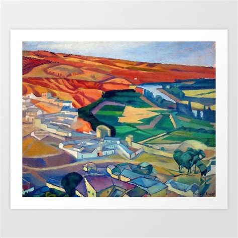 Diego Rivera Landscape near Toledo Art Print by Jon Baran | Society6