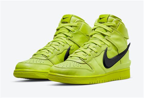 Release Details: The AMBUSH x Nike Dunk High ‘Flash Lime’