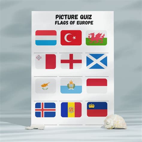 Flags of Europe Quiz Night Geography Quiz Europe Family Games Games ...