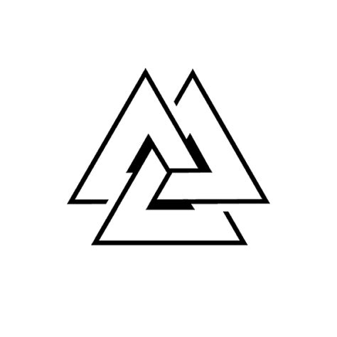 Valknut by Abinash Neupane - The Valknut is an ancient and mysterious symbol in Norse mythology ...