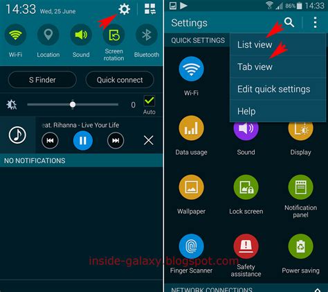 Samsung Galaxy S5: How to Change the Settings Menu View in Android 4.4 ...