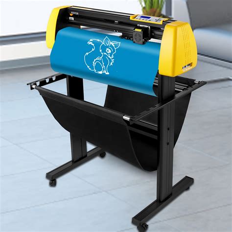 Buy VEVOR Vinyl Cutter Machine, 34 in / 870 mm Max Paper Feed Cutting ...