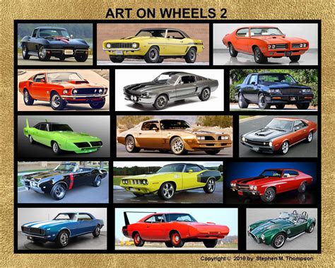 Classic Muscle Cars of the 1960's and 1970's - Etsy Canada