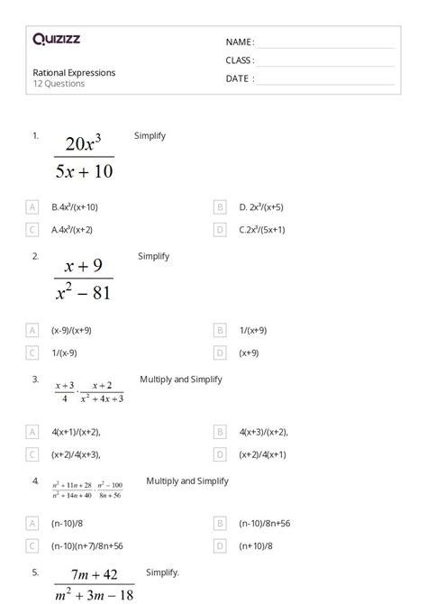 50+ Class 9 worksheets on Quizizz | Free & Printable