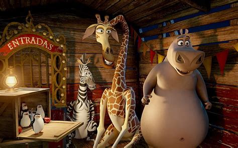 3840x2160px | free download | HD wallpaper: Madagascar 3 Characters, madagascar movie, animation ...