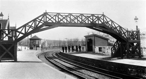 Tour Scotland: Old Photograph Railway Station Portsoy Scotland