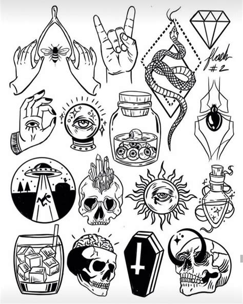 Ideias de tatuagem | Tattoo flash art, Doodle tattoo, Tattoo drawings