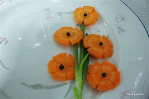 Carrot and onion garnish Food Carving, Fruit Carving, Vegetable ...