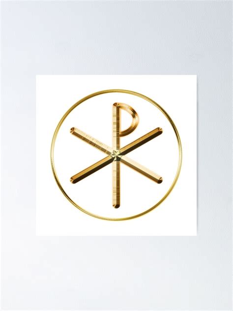 "Christian Chi-rho symbol." Poster by LindaCooke | Redbubble