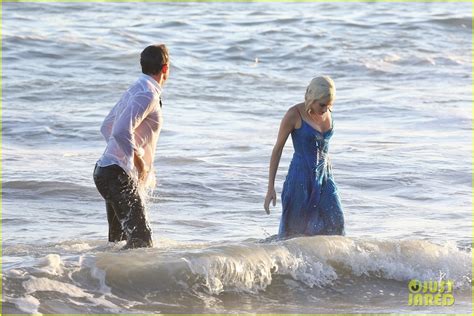 John Krasinski & Allison Williams Get Soaking Wet While Filming with Sacha Baron Cohen: Photo ...