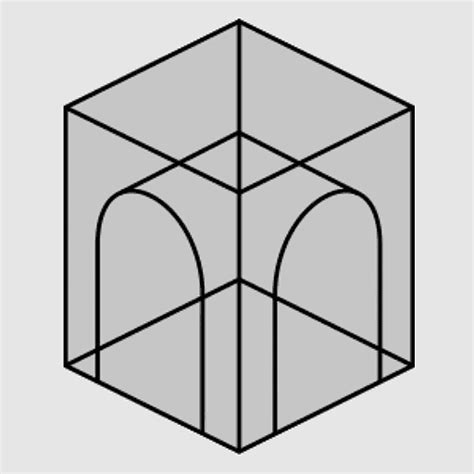 Sedam It, impossible Cube, Hypercube, tesseract, Optical illusion, Giphy, Dimension, Shed, cube ...