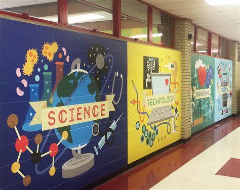 S.T.E.M. Murals - Kilpatrick Elementary :: Behance