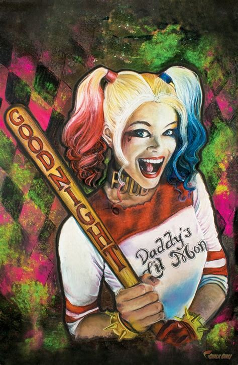 Harley Quinn Art Print Suicide Squad Margot Robbie Room | Etsy