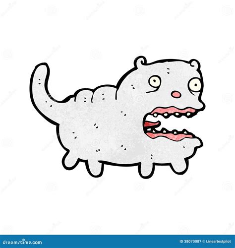 Cartoon ugly pet cat stock vector. Illustration of animals - 38070087