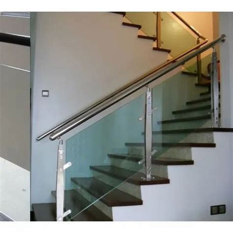 Stainless Steel Glass Railing at Rs 1000/running feet | Kazipur ...