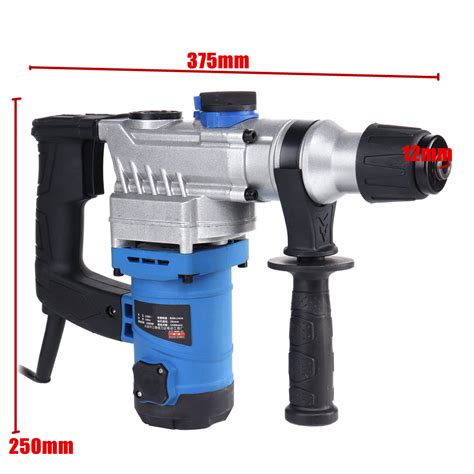 New Heavy Duty Electric Hammer Tool Set 2000W 220V Drill Impact Electric Hammer Drill Concrete ...