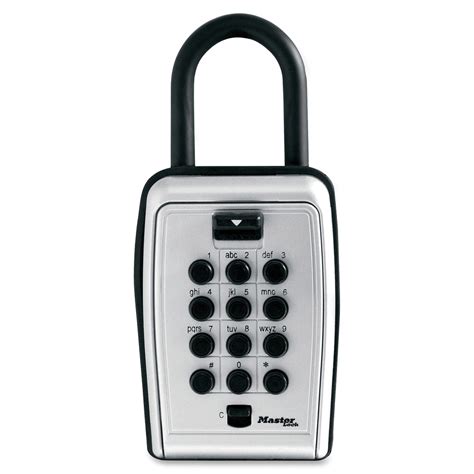 Master Lock Portable Key Safe - Push Button Lock - Weather MLK5422D, MLK 5422D - Office Supply Hut