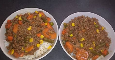 Rice with mince Recipe by Thuleleni ngcobo - Cookpad