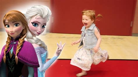 Adley Dances to Frozen Song! - YouTube