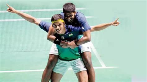 French Open badminton: Satwiksairaj Rankireddy, Chirag Shetty win men's ...