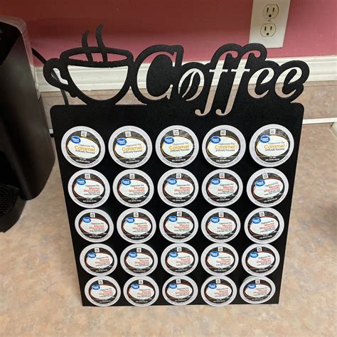 Metal K Cup Holder Coffee Cup Organizer Powder Coated Metal K-cup ...