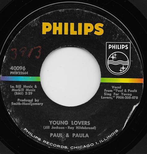 Paul & Paula - Young Lovers (1963, Vinyl) | Discogs